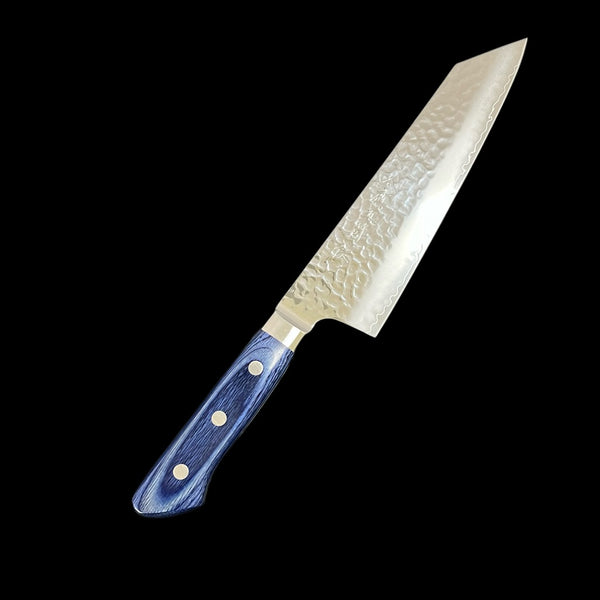 GOKADEN AUS10 STEEL HAMMERED KIRITSUKE SANTOKU KNIFE 190mm