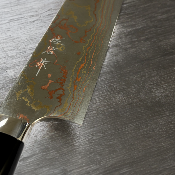 MAKIE-ART RAINBOW DAMASCUS GYUTO 240mm