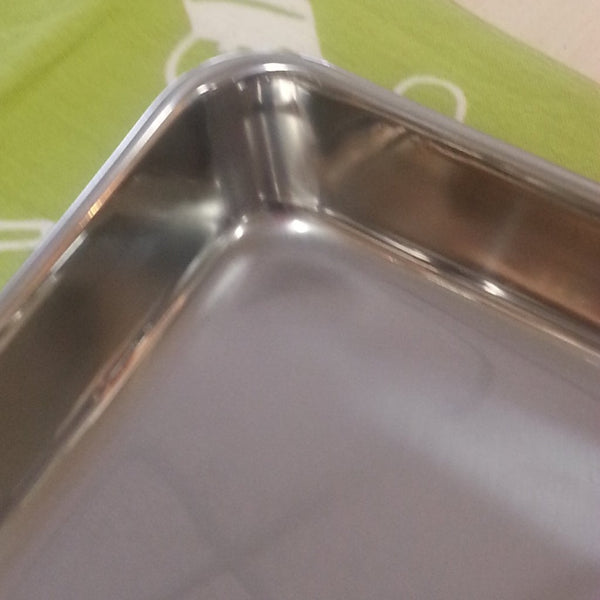 STAINLESS STEEL HEAVY DUTY TRAY WITH COOLING RACK