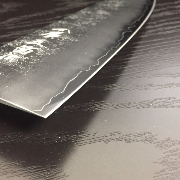 GOKADEN NASHIJI FINISH STAINLESS SANTOKU KNIFE