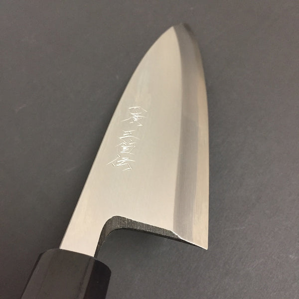 GOKADEN CARBON STEEL DEBA HOCHO - Yasuki White