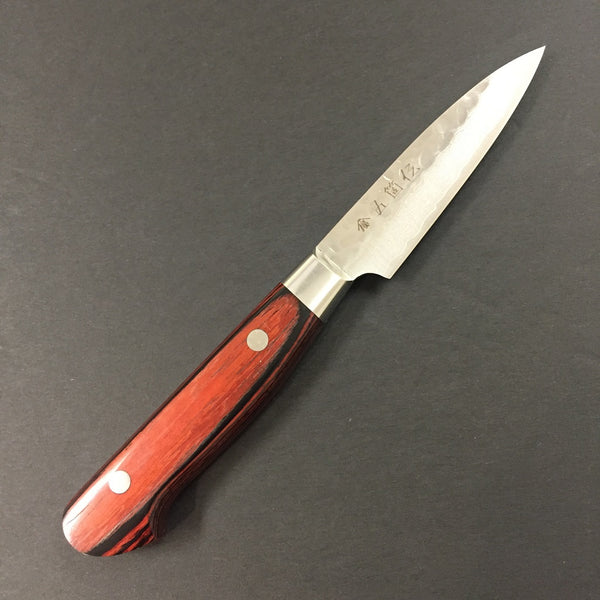 GOKADEN 33 LAYER DAMASCUS HAMMERED FINISH- PETTY/UTILITY  Stainless KNIFE-VG10