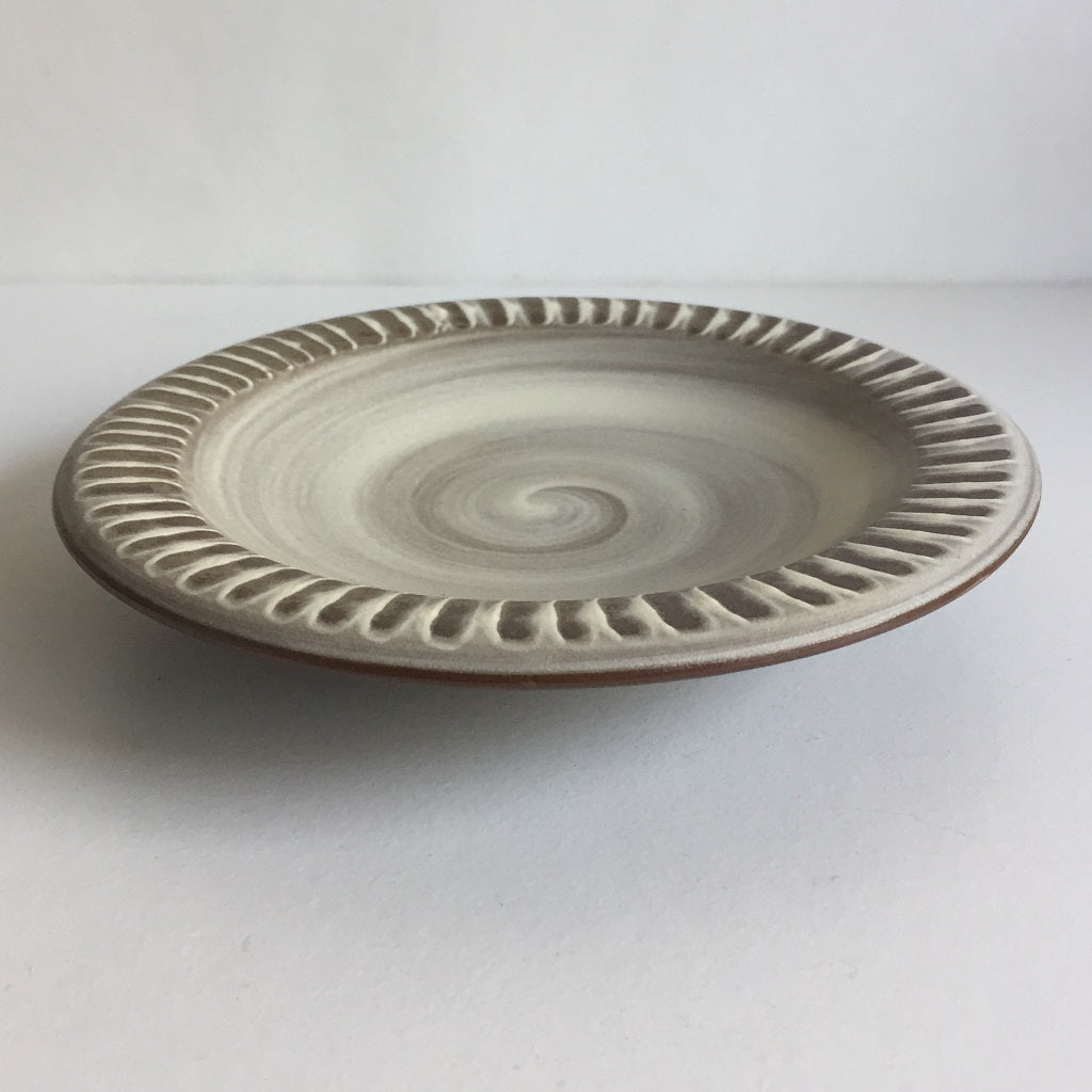 DESSERT AND APPETIZER PLATE - KOISHIWARA-YAKI-HAKEME/  小石原焼