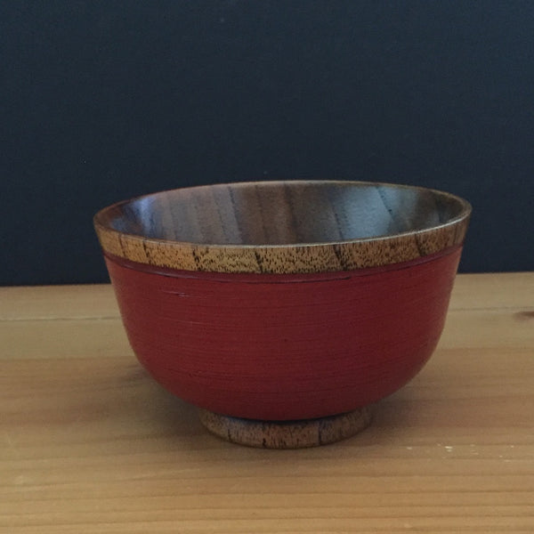 HAKEME BRUSH WOODEN BOWL