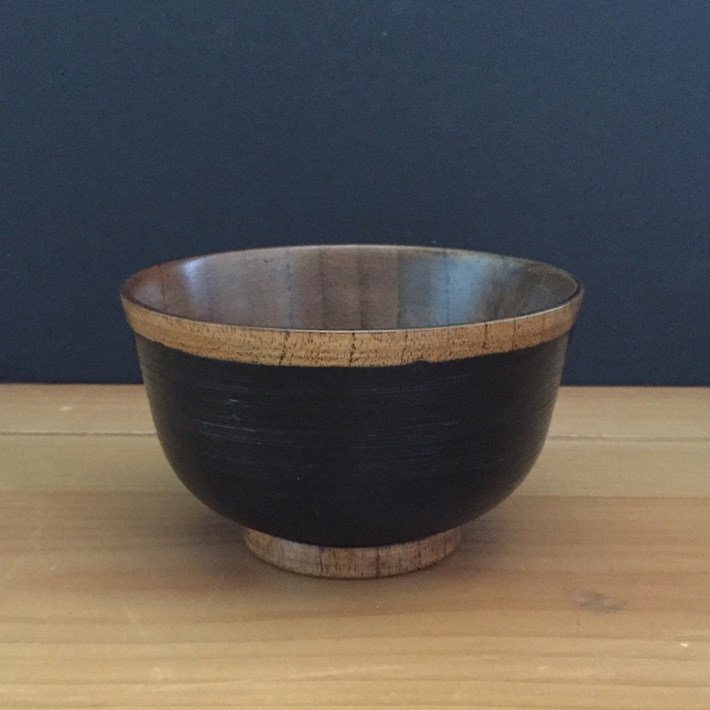 HAKEME BRUSH WOODEN BOWL