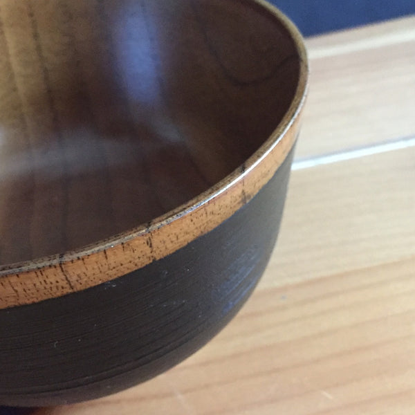 HAKEME BRUSH WOODEN BOWL