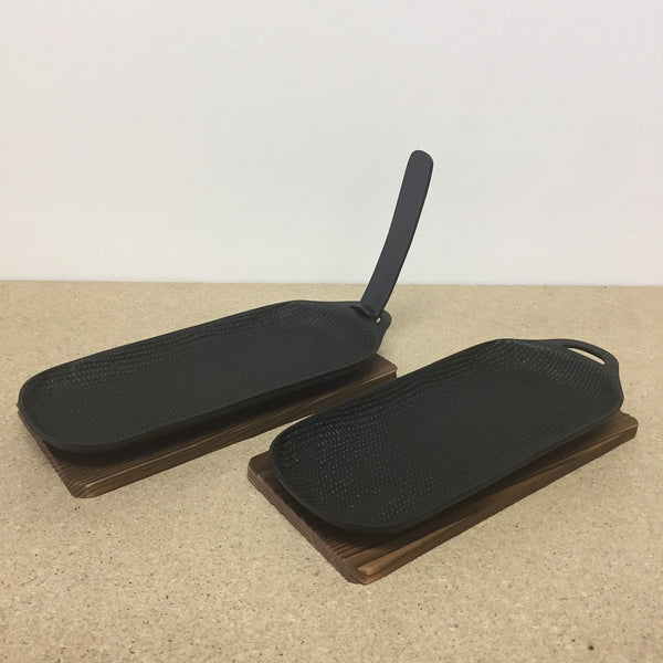 NAMBU TEKKI CAST IRON YAKI YAKI GRILL PAN – SLIM SET OF 2