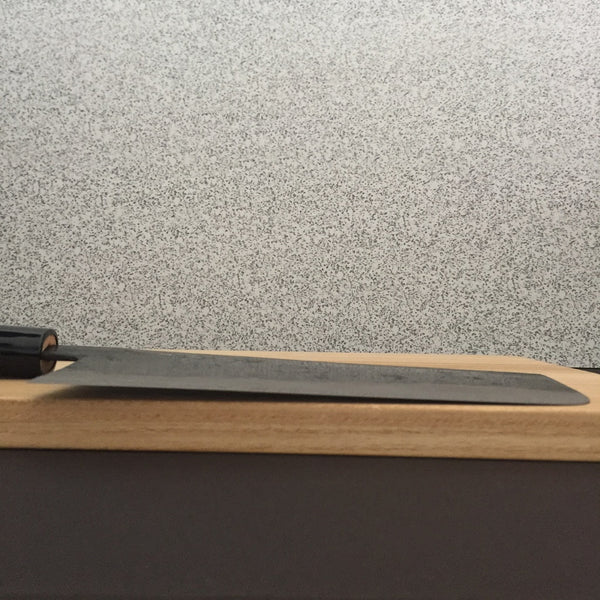 GOKADEN BLUE STEEL KUROUCHI FINISH - WIDE SIZE NAKIRI VEGETABLE KNIFE
