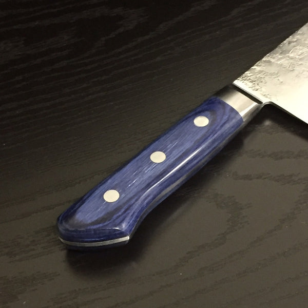 GOKADEN NASHIJI FINISH STAINLESS SANTOKU KNIFE