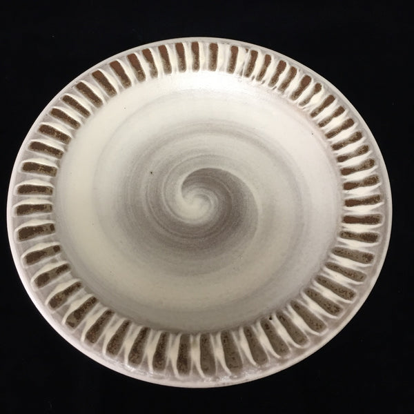 DESSERT AND APPETIZER PLATE - KOISHIWARA-YAKI-HAKEME/  小石原焼