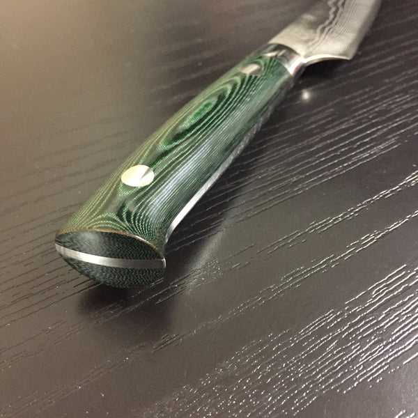 GOKADEN COLLECTABLE KNIFE - STAINLESS VG10 DAMASCUS PATTERN PETTY KNIFE