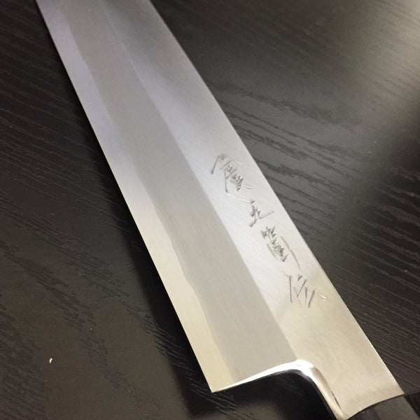 GOKADEN VEGETABLE-USUBA STAINLESS KNIFE SILVER 3/GINSAN-KO (LEFT HANDED)
