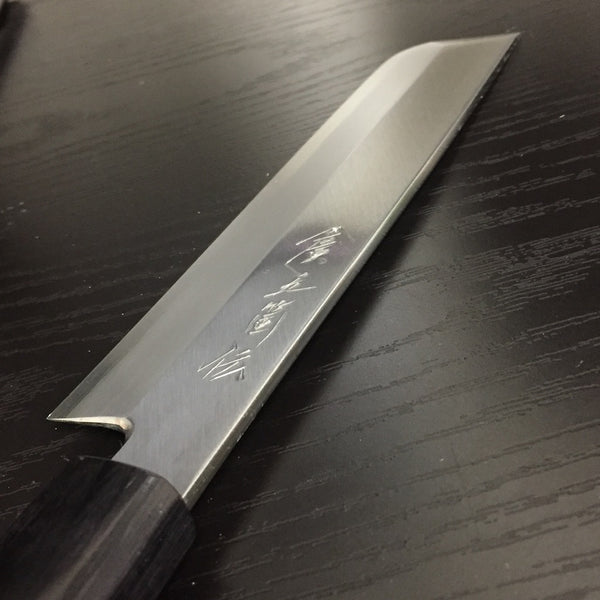 GOKADEN VEGETABLE-USUBA STAINLESS KNIFE SILVER 3/GINSAN-KO (LEFT HANDED)