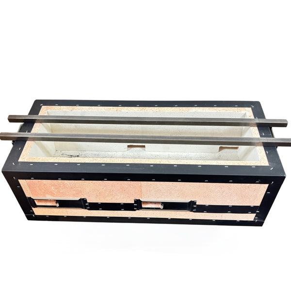 JAPANESE CHARCOAL BBQ YAKITORI GRILL BQ5423 WITH GRILL COVER & OGA BINCHO CHARCOAL