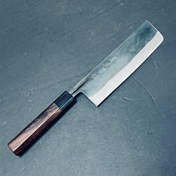 GOKADEN NAKIRI KNIFE-VEGETABLE KNIFE BLUE STEEL No2  165mm/6.4"