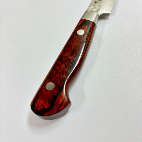 GOKADEN HAMMERED FINISH DAMASCUS PARING  KNIFE