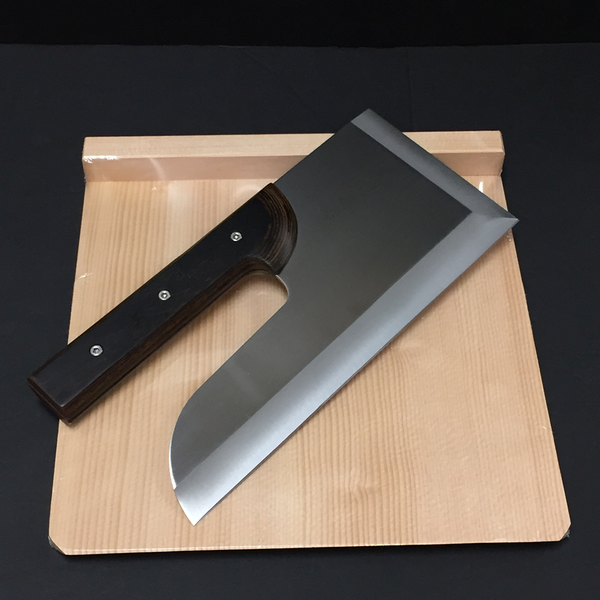 SET OF SOBAKIRI KNIFE(270mm) AND KOMA ITA CUTTING GUIDE BOARD