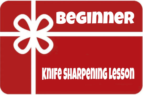 Knife sharpening lesson E-Gift Card