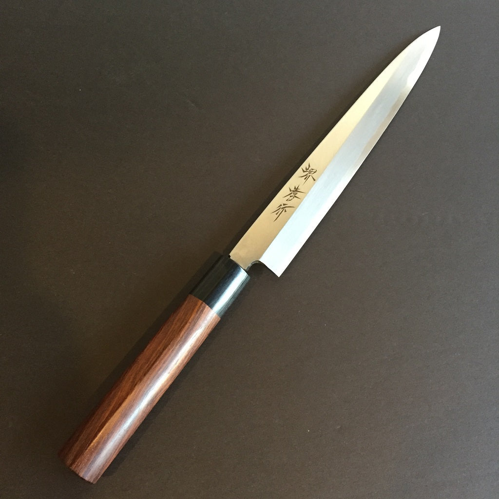 SAKAI TAKAYUKI YANAGI/SASHIMI KNIFE - KASUMITOGI SHITAN HANDLE