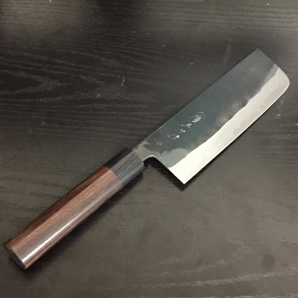 GOKADEN NAKIRI KNIFE-VEGETABLE KNIFE BLUE STEEL No2  165mm/6.4"