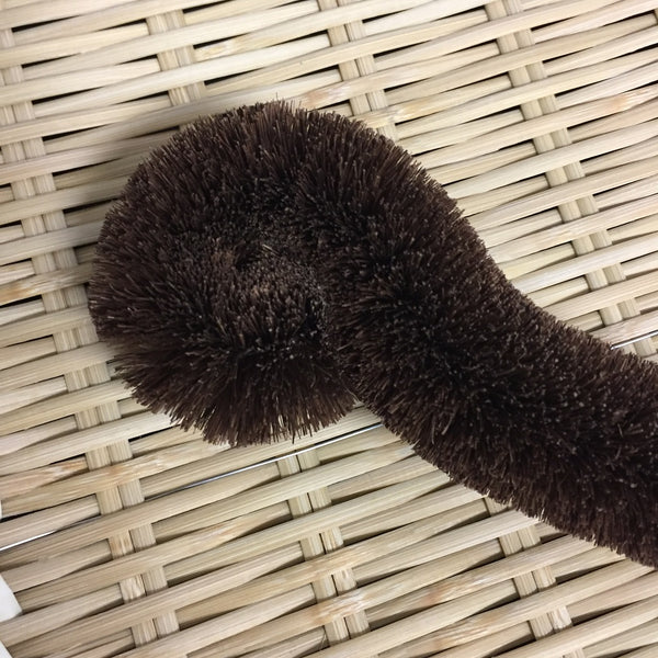 HEMP PALM SCRUBBING BRUSH / TAWASHI Cat hand